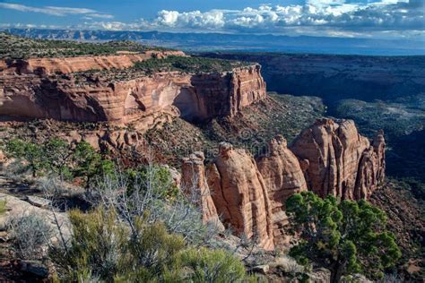 A Colorado National Monument Sunrise, Colorado Stock Photo - Image of national, cliffs: 143372222