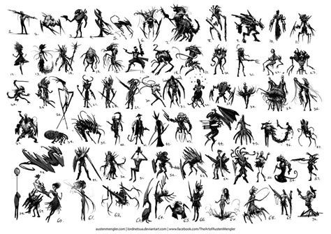 70 Thumbnail Sketches | Thumbnail sketches, Sketches, Creature concept art