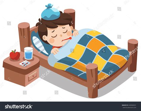 19,493 Sick Child Cartoon Images, Stock Photos & Vectors | Shutterstock