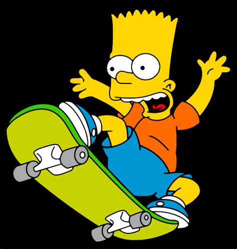 Bart Simpson Skate Studio3 PNG - Etsy Australia