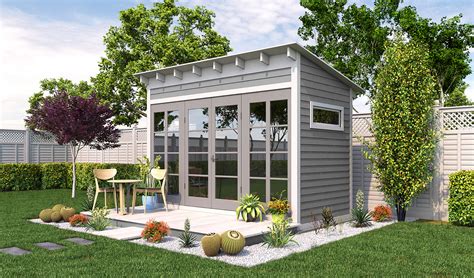 12x6 Backyard Office Shed Plan - Shedplans.org