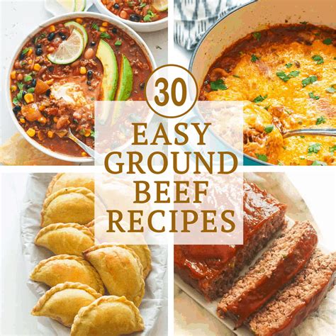 30 Easy Ground Beef Recipes - Immaculate Bites