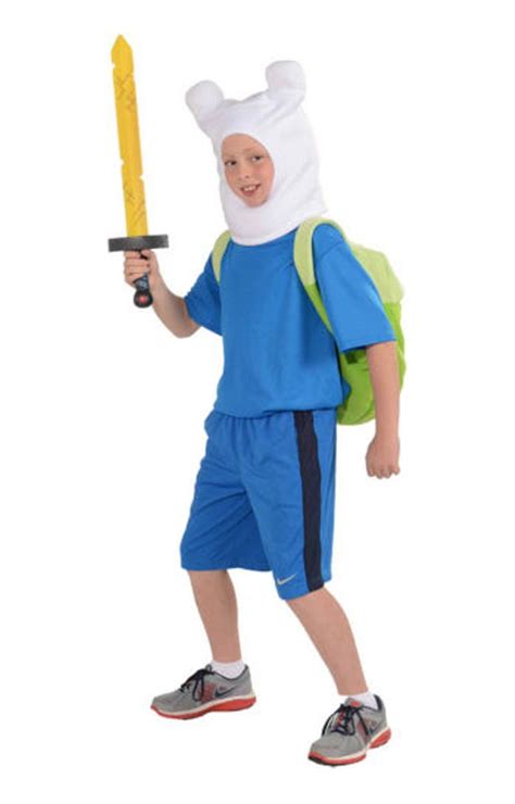 Adventure Time Deluxe Finn Costume Child - PartyBell.com