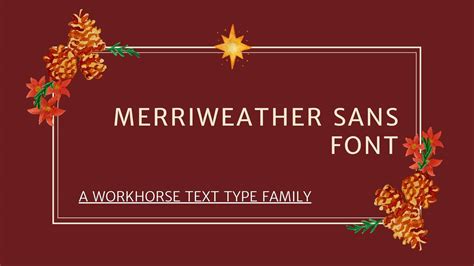Merriweather Sans Font Free Download - Cofonts