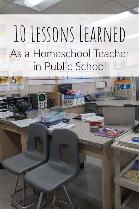 10 Lessons Learned as a Homeschool Teacher in Public School - ResearchParent.com