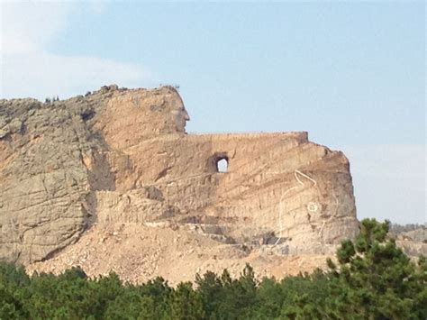 Crazy Horse Mountain in South Dakota