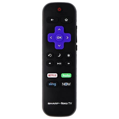 Sharp Roku LC-RCRUDUS-20 Original Smart TV Remote Control - Walmart.com ...