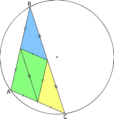 Areas of quadrilaterals within a triangle determined by its ...