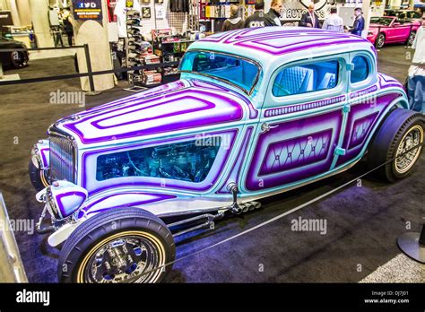 A 1934 Ford coupe with a very custom paint job at the 2013 Los Stock Photo: 62862689 - Alamy