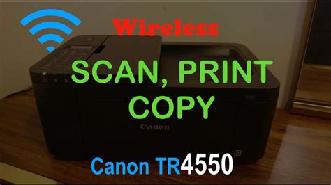 How to COPY, PRINT & SCAN with Canon TR4550 all-in-one Printer review ? - YouTube