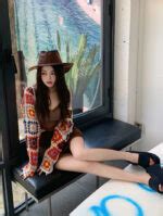 Beige Colorful Patterned Knitted Tie Cardigan | Joy - Red Velvet - Fashion Chingu