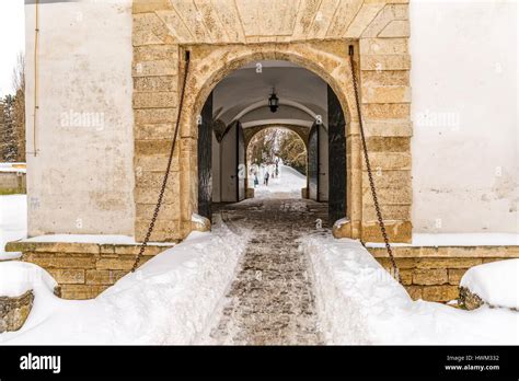 Varazdin Old Town gate Stock Photo - Alamy