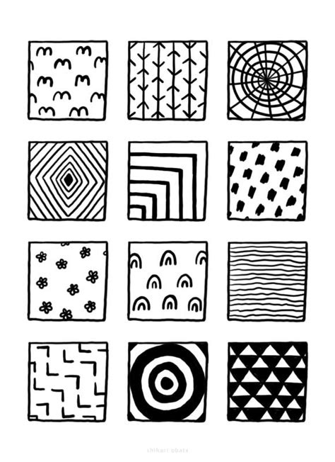 100+ Fun, Easy Patterns to Draw