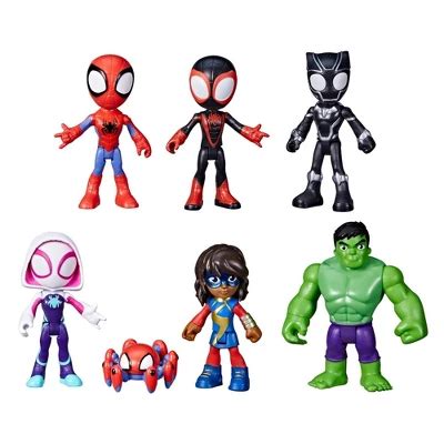 Marvel Spidey And His Amazing Friends Team Spidey And Friends Figure ...