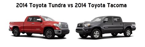 2014 Tundra vs 2014 Tacoma