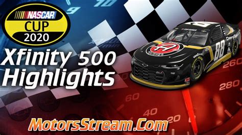 Xfinity 500 Highlights 2020 NASCAR Cup Series