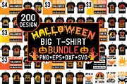 Halloween Big T-shirt Design Bundle, an Illustration by Shopdrop