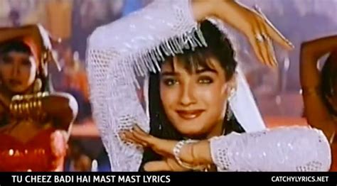 Tu Cheez Badi Hai Mast Mast Lyrics - Mohra - Udit Narayan - Catchy Lyrics