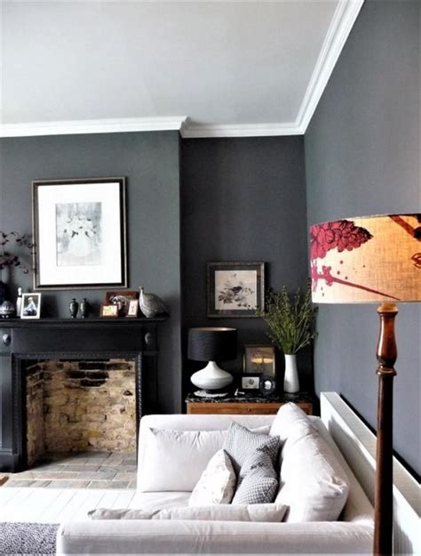 110 SUPER DARK GREY LIVING ROOM IDEAS - Page 2 of 111 | Dark grey living room, Grey walls living ...