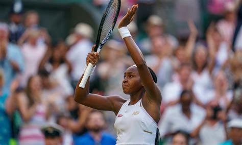 Coco Gauff, 15, has achieved star status as she loses at Wimbledon