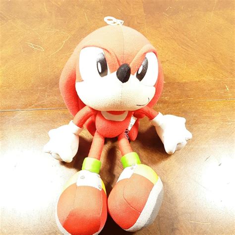 Sonic the Hedgehog Knuckles 11" Plush Stuffed Figure SEGA FAST SHIPPING ...