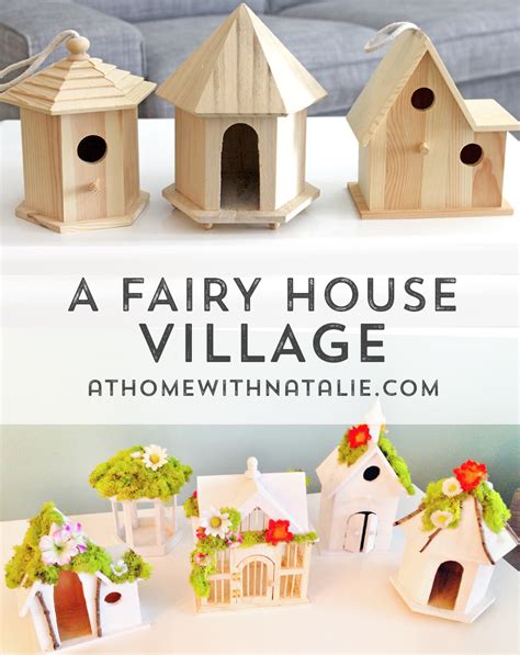 DIY Fairy House Village Tutorial – At Home With Natalie