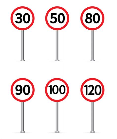 Speed Limit Sign Vector at Vectorified.com | Collection of Speed Limit ...