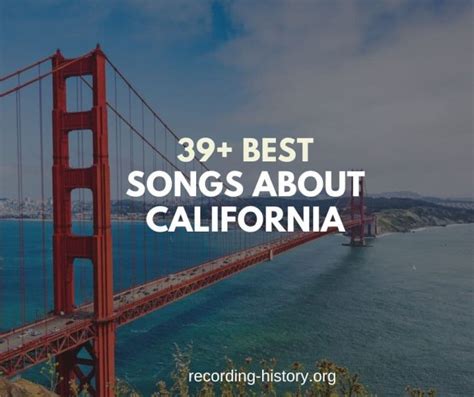 39+ Best Songs About California - Song Lyrics & Facts