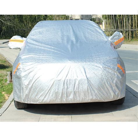 Waterproof Car Covers Outdoor Sun Protection Cover Aluminum Film Cotton ...