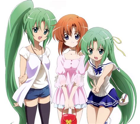 Higurashi no Naku Koro ni.Rena Ryugu Android wallpaper.Mion Sonozaki.Shion Sonozaki.2160x1920