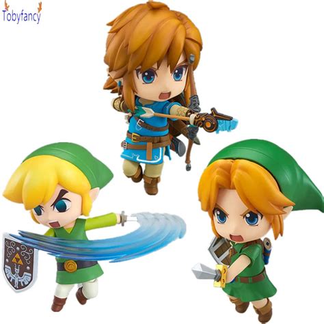 Aliexpress.com : Buy The Legend of Zelda Link Nendoroid Breath of the Wild PVC Action Figure ...