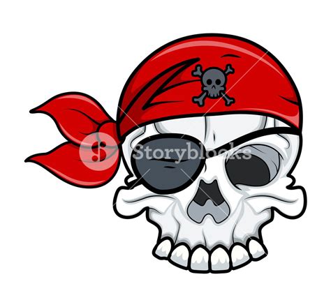 Pirate Tattoo Skull Royalty-Free Stock Image - Storyblocks