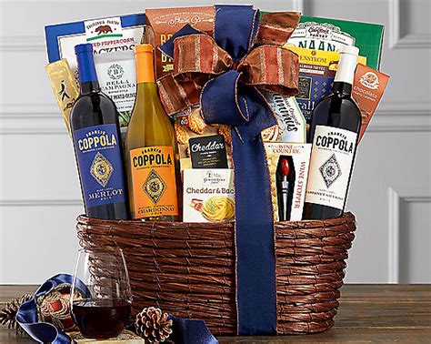 Diamond Collection: Francis Coppola Wine Gift Basket at Gift Baskets ETC