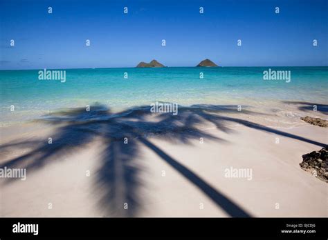 Lanikai Beach Mokulua Islands Kailua Oahu Hawaii Stock Photo - Alamy