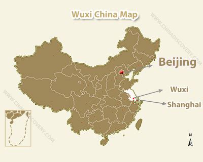 Wuxi China Map