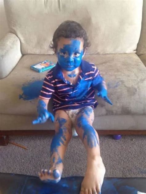 Funny Pictures Of Kids That Prove It's Wrong To Leave Them Alone