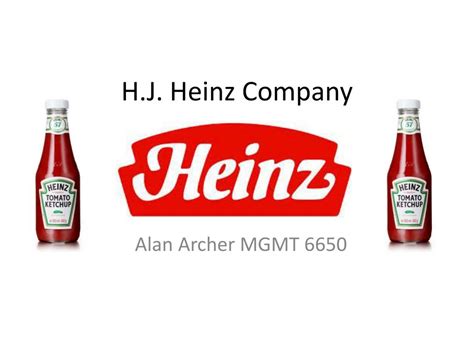 PPT - H.J. Heinz Company PowerPoint Presentation, free download - ID:1677014