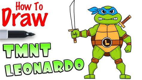 How to Draw Leonardo | TMNT