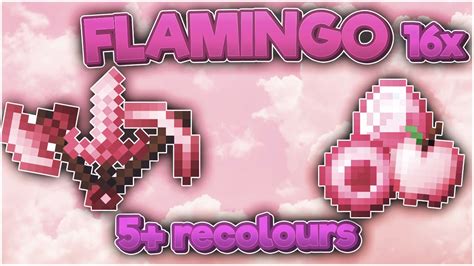 Flamingo [16x] Minecraft Pink PVP Texture pack (1.8.9) [Pack Release] - YouTube