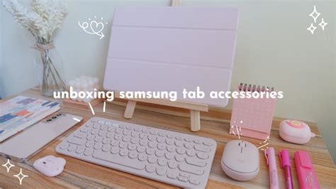 unboxing new samsung galaxy tab S7 FE accessories 2022 📦 wireless ...