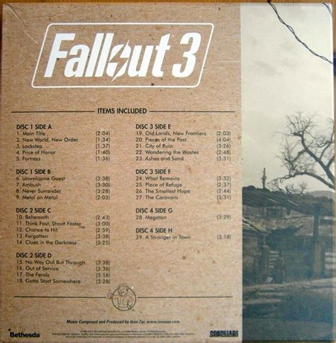 Inon Zur - Fallout 3 (Original Game Soundtrack), Colored Vinyl