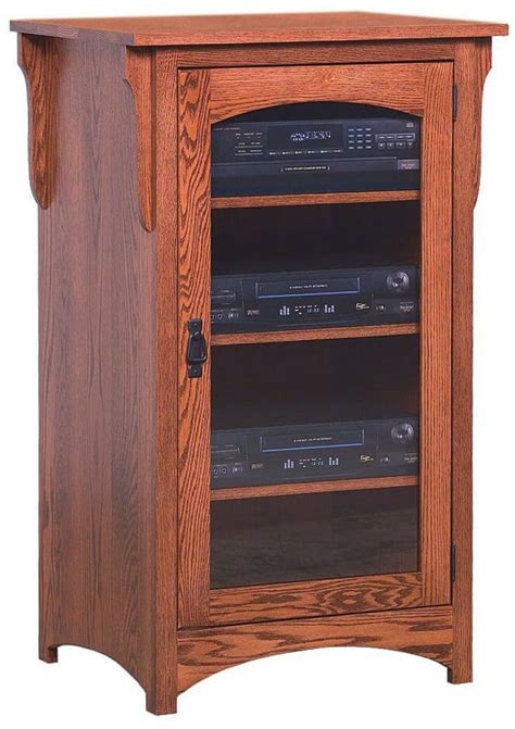 Barkerville Stereo Cabinet - Countryside Amish Furniture