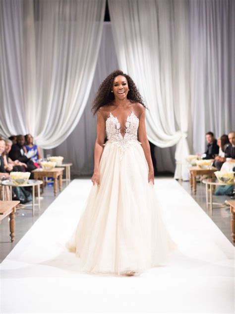 Venus Williams In custom Galia Lahav @ Serena Williams Wedding