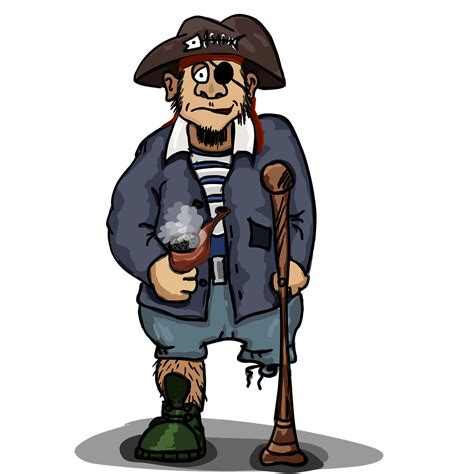 Download Pirate, One-Eyed, One-Legged. Royalty-Free Stock Illustration Image - Pixabay