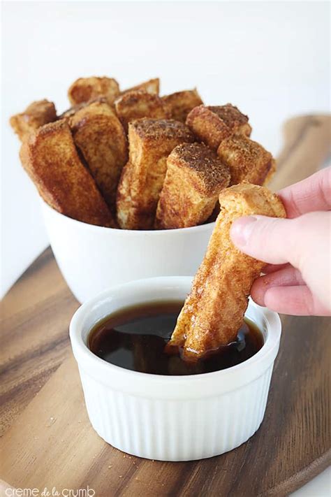 Cinnamon French Toast Sticks - Creme De La Crumb