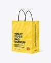 Kraft Paper Shopping Bag Mockup - Free Download Images High Quality PNG ...