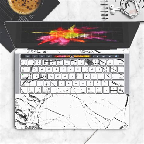 White Marble Decals for Macbook Skins Macbook Cover Vinyl - Etsy