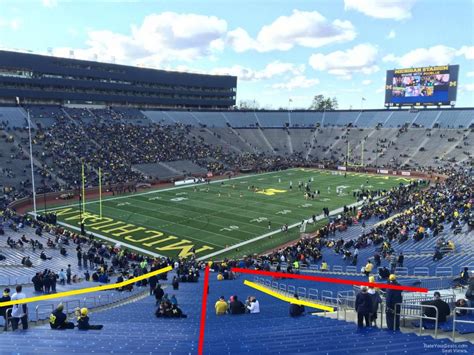 Michigan Stadium Seating Chart With Seat Numbers | Cabinets Matttroy