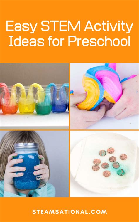 50 Colorful and Fun Preschool STEM Activities!