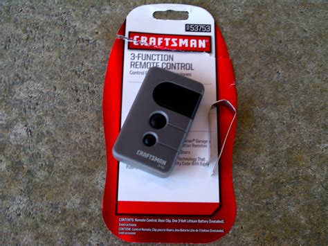 Craftsman Sears Remote 139.53753 Garage Door Opener Control 53753 373LM 373P 950D 953D Liftmaster